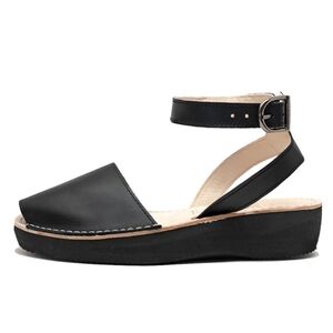 PONS Avarcas Ankle Strap Platform Sandals